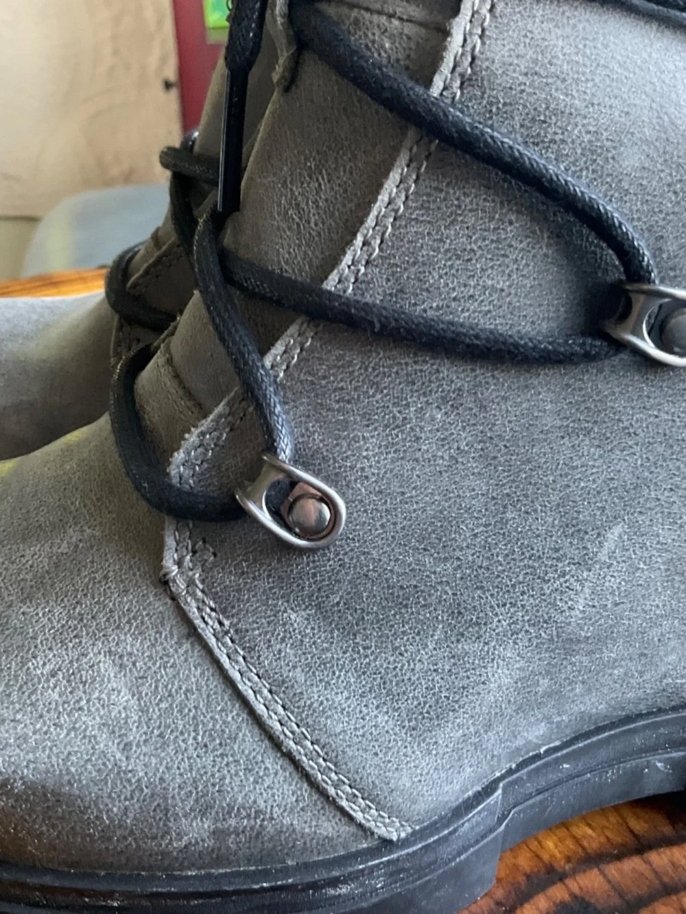 New SOREL Joan of Arctic III Waterproof Lace-Up Wedge Boot US 6.5 Lug Sole